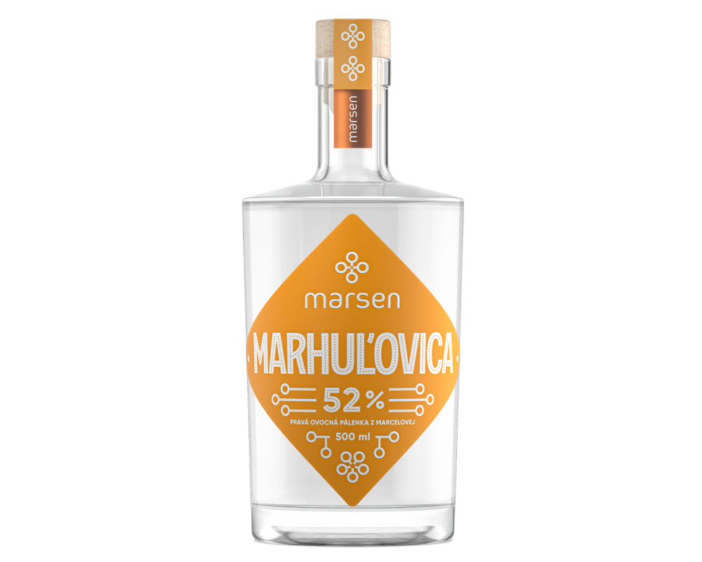 Marhuľovica 52% 0,50l