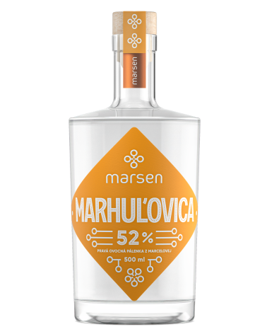 Marhuľovica 52% 0,50l