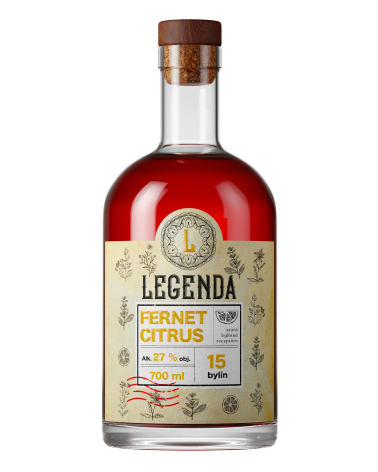 Fernet Citrus Legenda 27% 700 ml