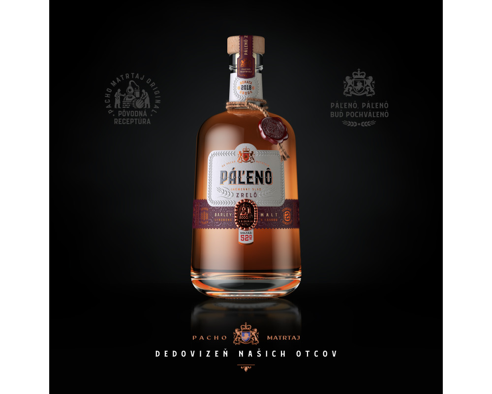 PÁĽENÔ ZRELÔ, 52%, 0.7 L