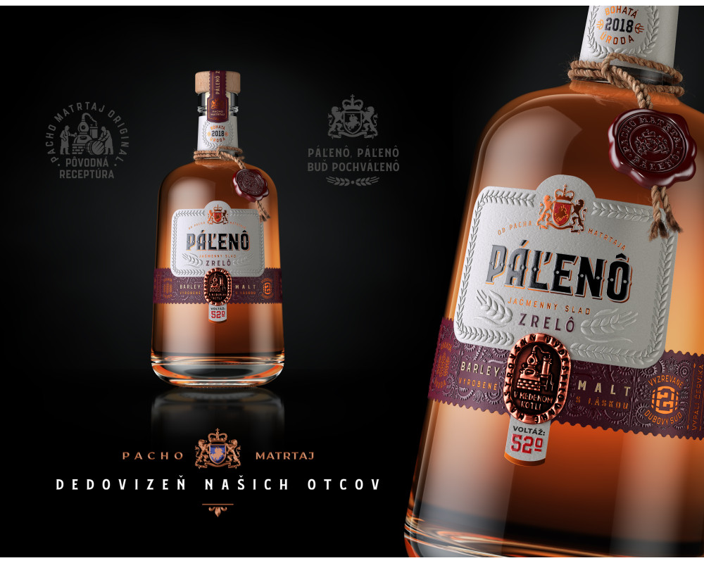 PÁĽENÔ ZRELÔ, 52%, 0.7 L