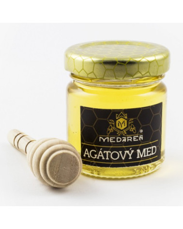 Mini med 50g + drevená palička "mini"