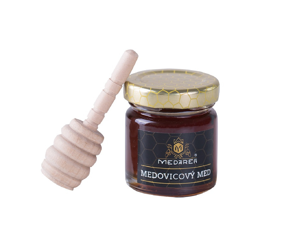 Mini med 50g + drevená palička "mini"