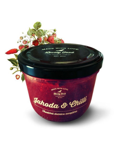 Lovelyfood Jahodový džem s chilli