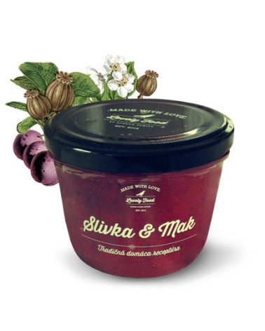 Lovelyfood Slivkový džem s makom