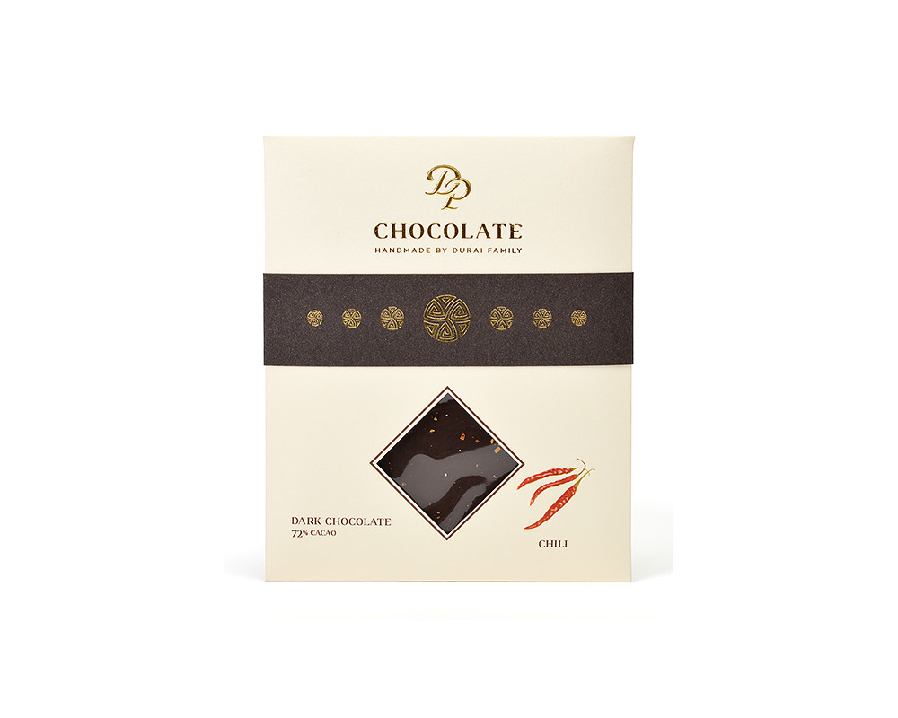 DP chocolate Tabuľková čokoláda Basic horká s čili (70g)