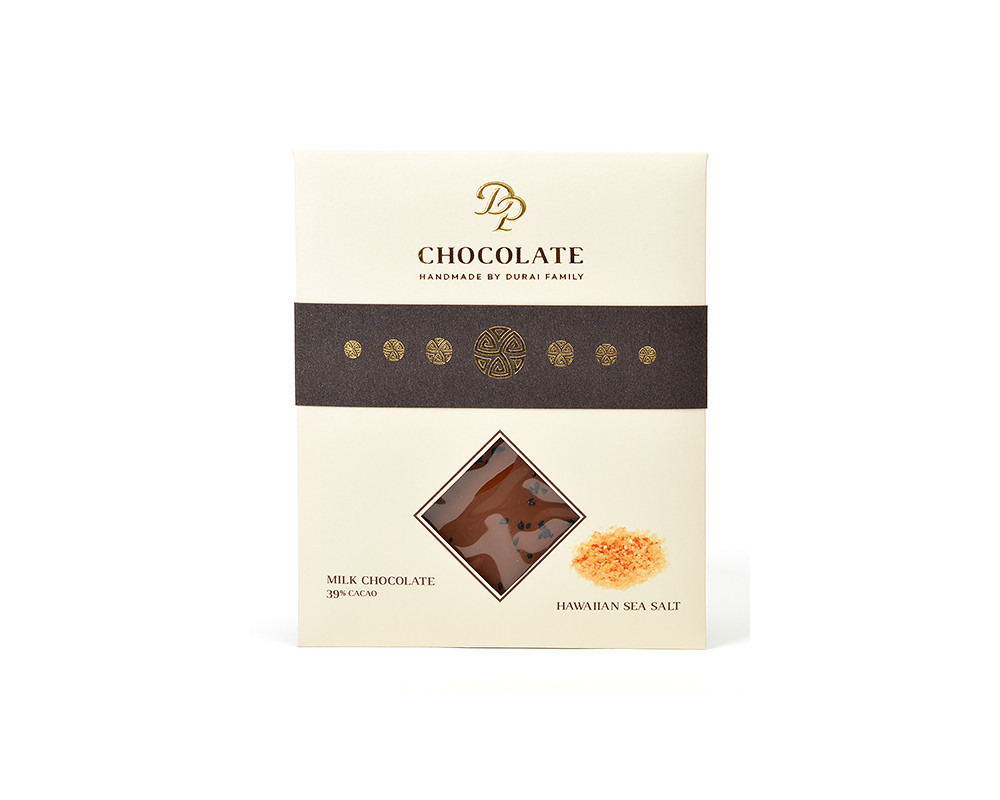 DP chocolate Tabuľková čokoláda Basic mliečna s morskou soľou (70g)