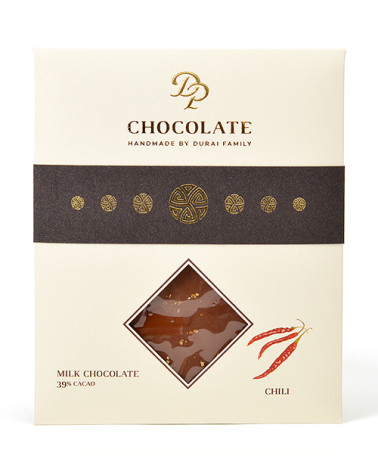 DP chocolate Tabuľková čokoláda Basic mliečna s čili (70g)
