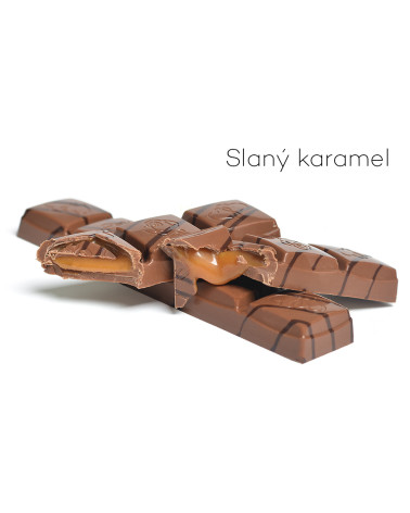 DP chocolate (CZ) Čokoládovo - karamelové tyčinky (4x35g) jednodruhové