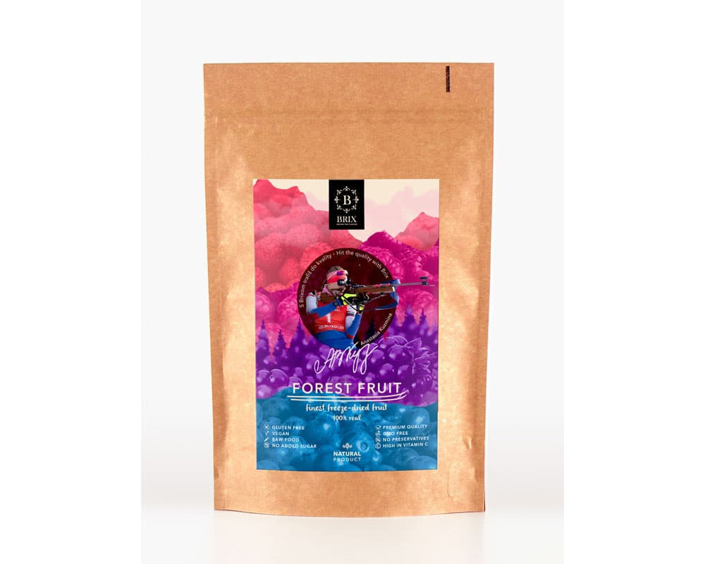 Mrazom sušené lesné ovocie 100g