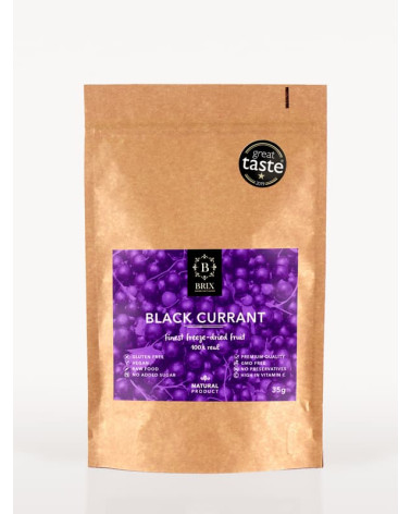 Mrazom sušená čierna ríbezľa 35g - extra trvanlivý