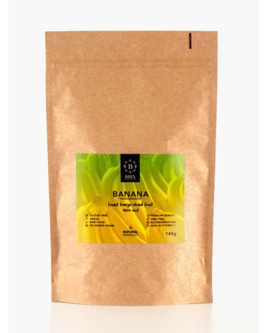 Mrazom sušený banán 140g - extra trvanlivý