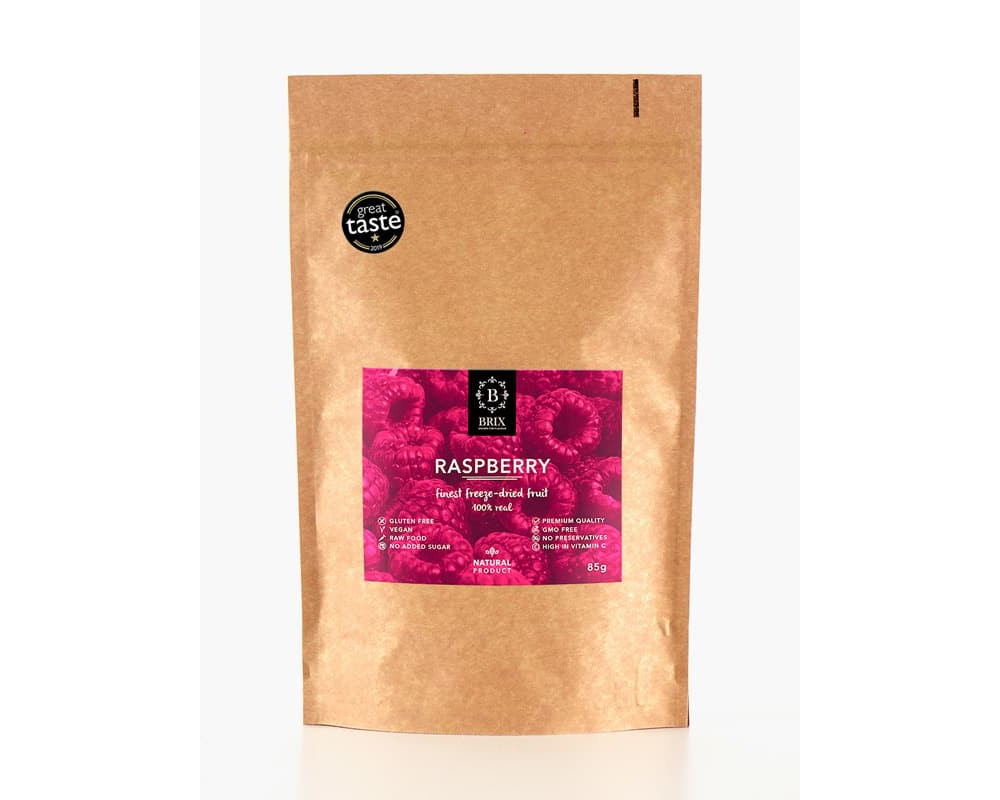 Mrazom sušená malina 85g - extra trvanlivý