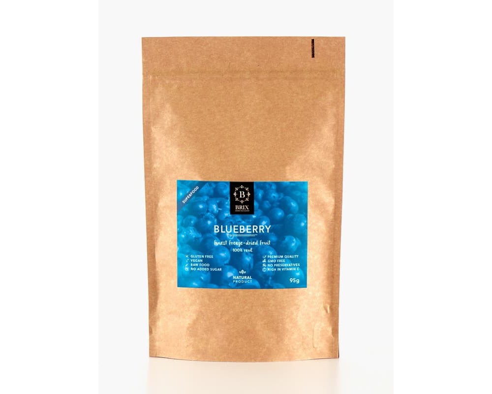 Mrazom sušená lesná čučoriedka 95g - extra trvanlivý