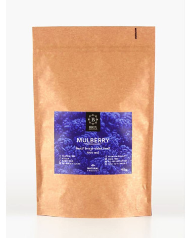 Mrazom sušená moruša čierna 95g - extra trvanlivý