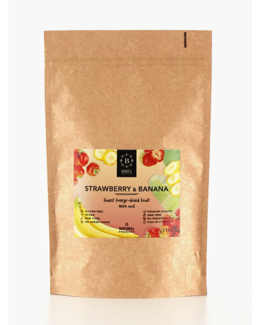 Mrazom sušená jahoda a banán 110g - extra trvanlivý