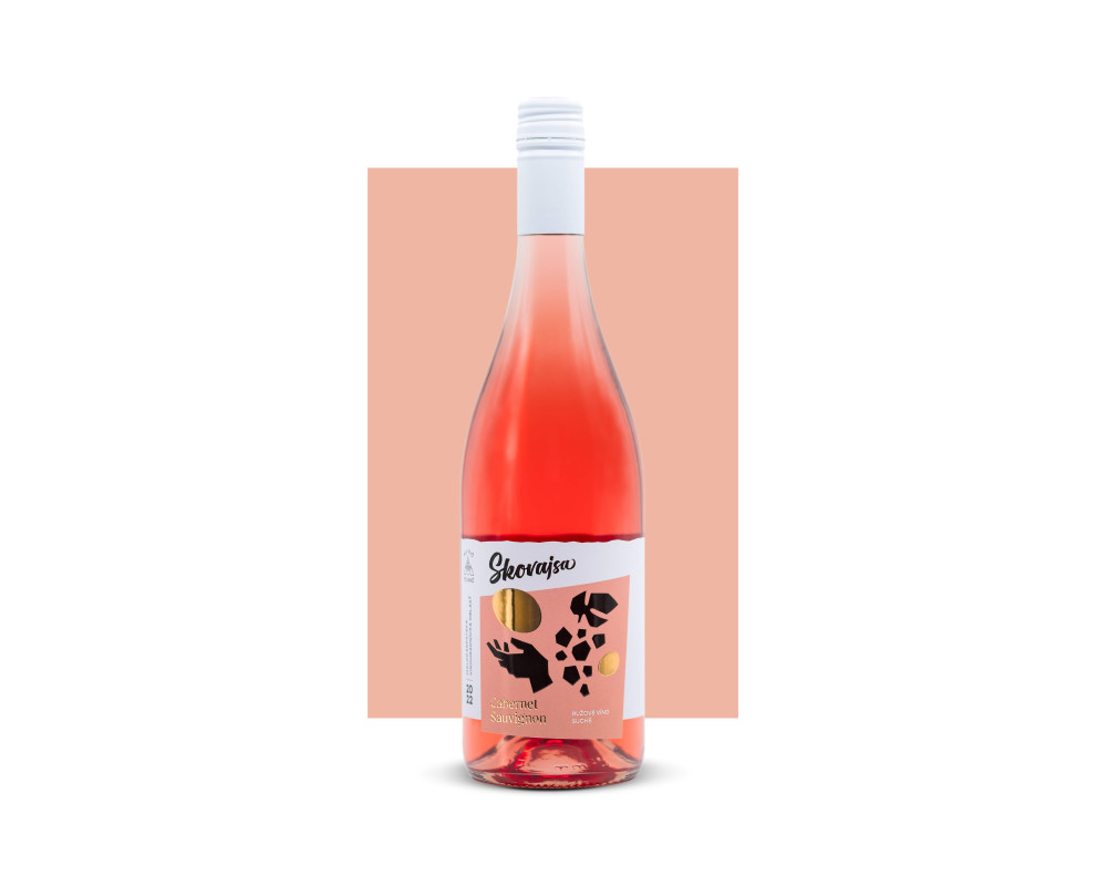 Víno Skovajsa Cabernet Sauvignon rosé 2022