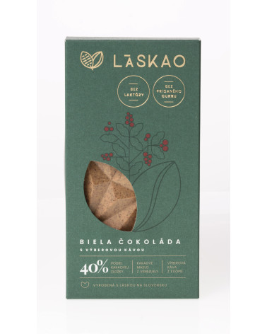 Biela čokoláda s výberovou kávou