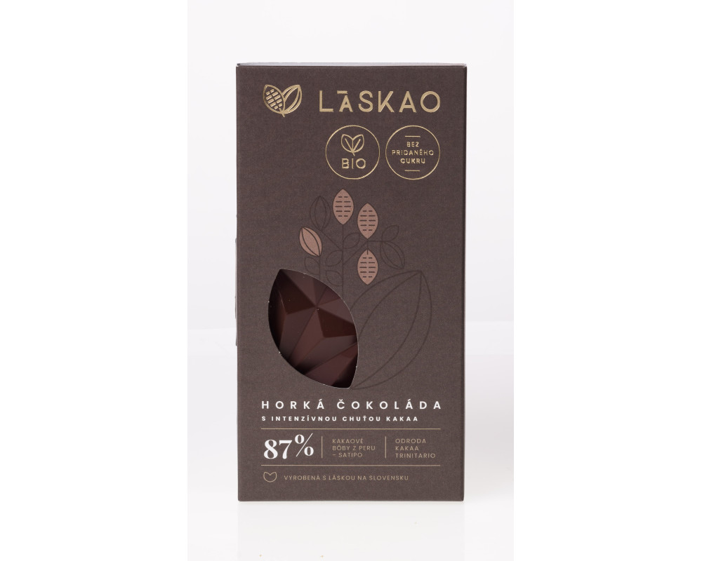 BIO 87 % Horká čokoláda